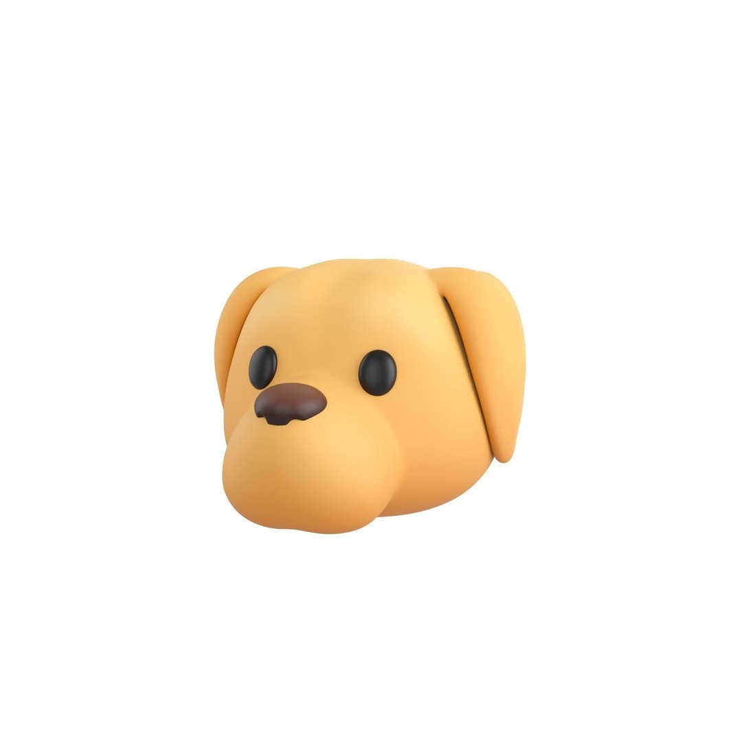 Animal Head 3D Model – Cartoon Character Pack, FBX & Max - View 18