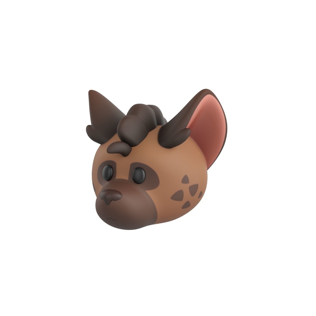 Animal Head 3D Model – Cartoon Character Pack, FBX & Max - View 21