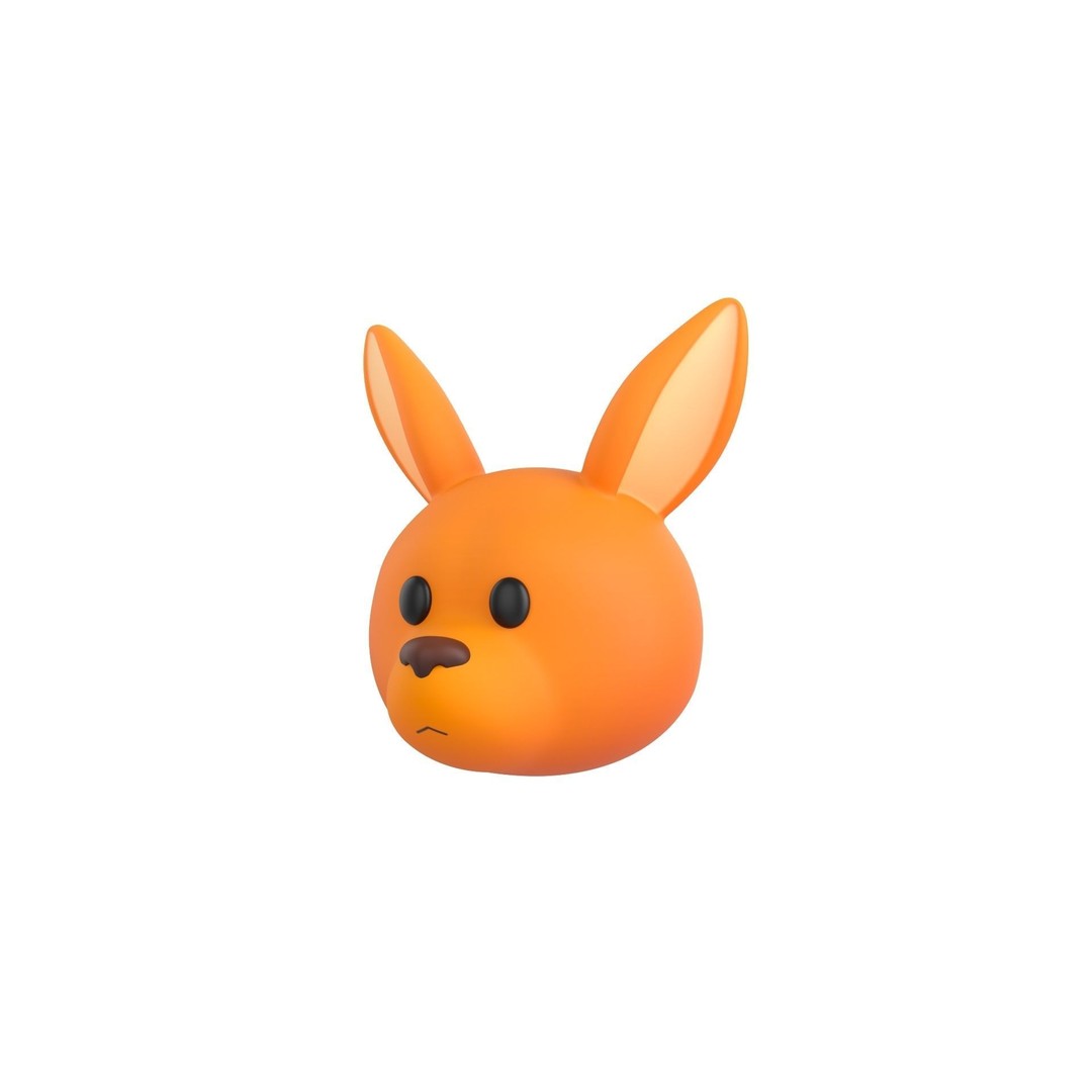 Animal Head 3D Model – Cartoon Character Pack, FBX & Max - View 22