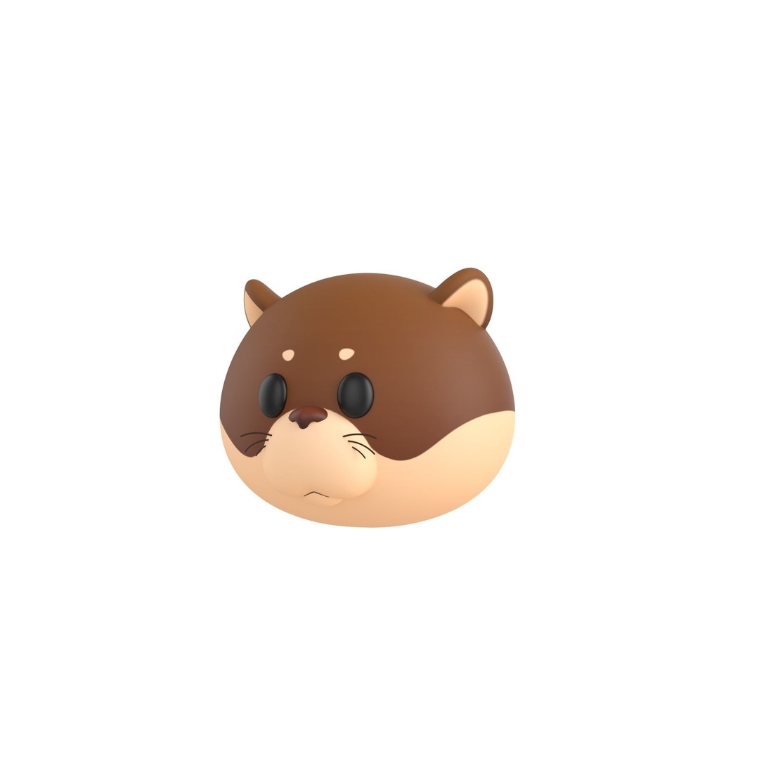 Animal Head 3D Model – Cartoon Character Pack, FBX & Max - View 23