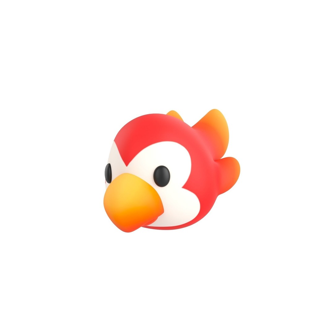 Animal Head 3D Model – Cartoon Character Pack, FBX & Max - View 25