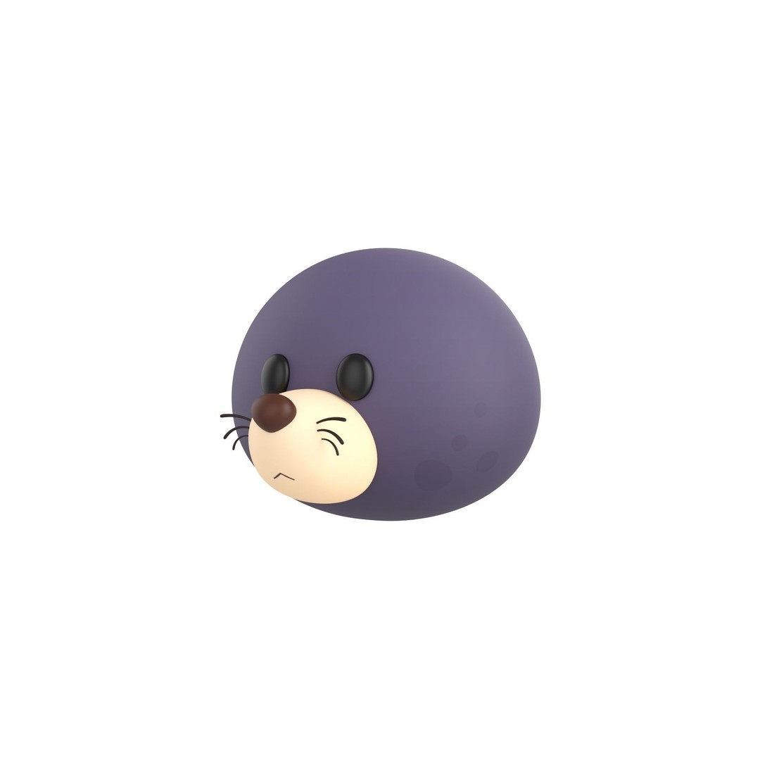 Animal Head 3D Model – Cartoon Character Pack, FBX & Max - View 29