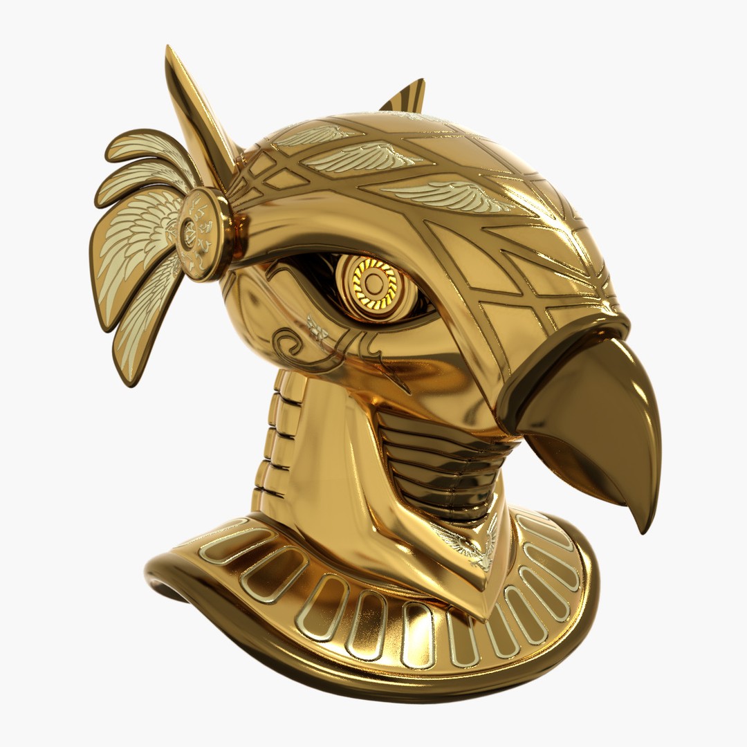 Horus 3D Model – Low Poly Game-Ready Character with PBR Textures - View 10