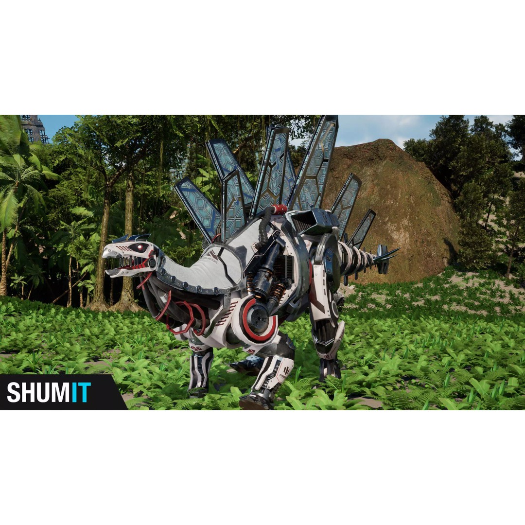 Sci-Fi Dinosaur 3D Model – Low Poly Character with Animations, FBX - View 2