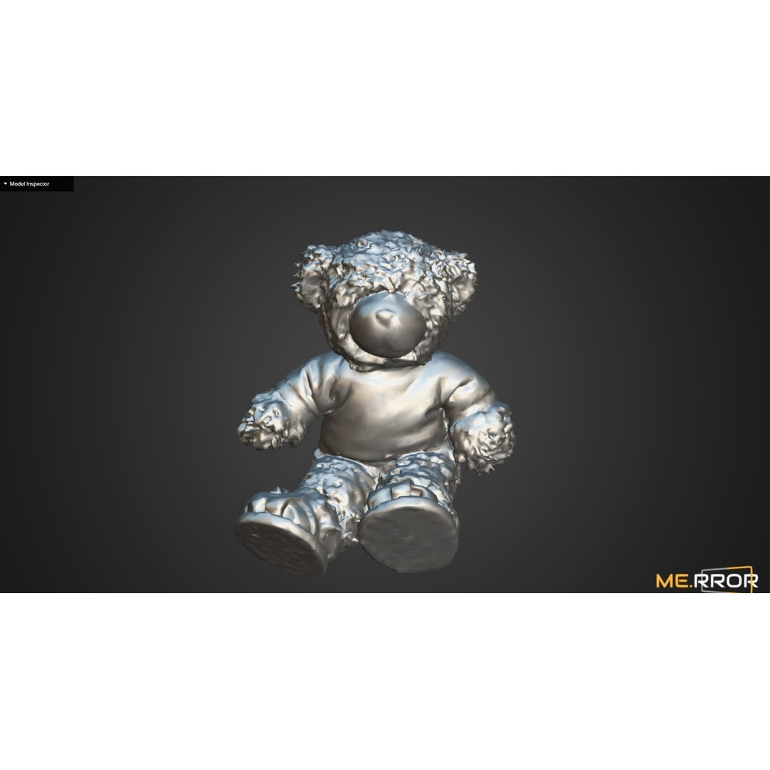 Teddy Bear 3D Model – Cute Cartoon Character, FBX, PBR Textures - View 13