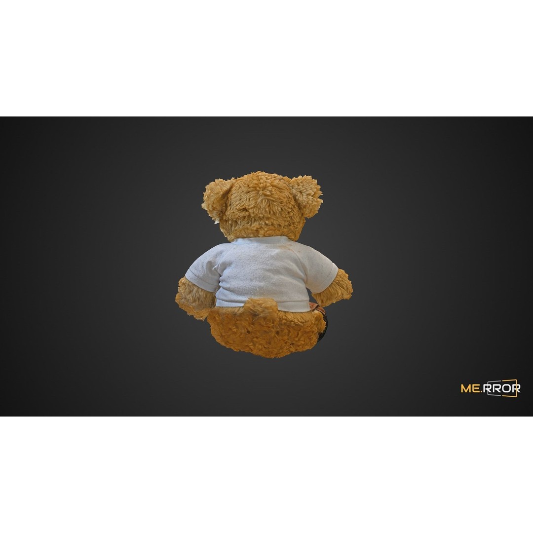 Teddy Bear 3D Model – Cute Cartoon Character, FBX, PBR Textures - View 5
