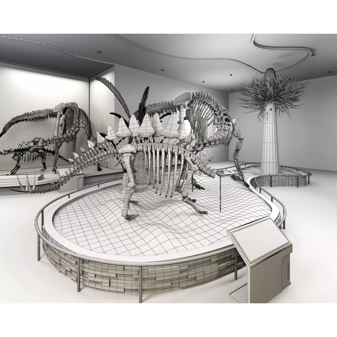 Spinosaurus 3D Model – Low Poly Dinosaur Asset, FBX & OBJ