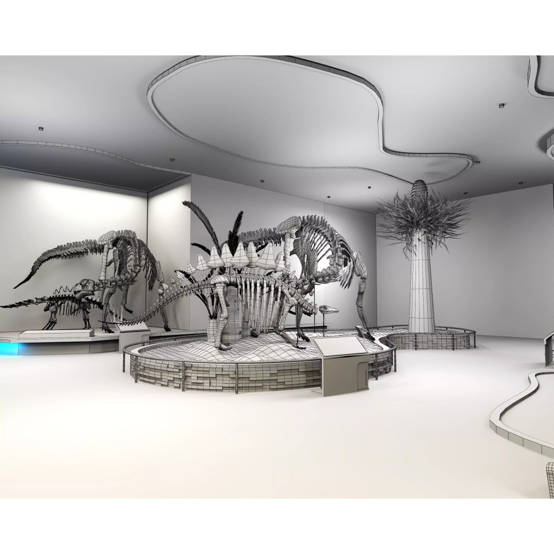 Spinosaurus 3D Model – Low Poly Dinosaur Asset, FBX & OBJ - View 17