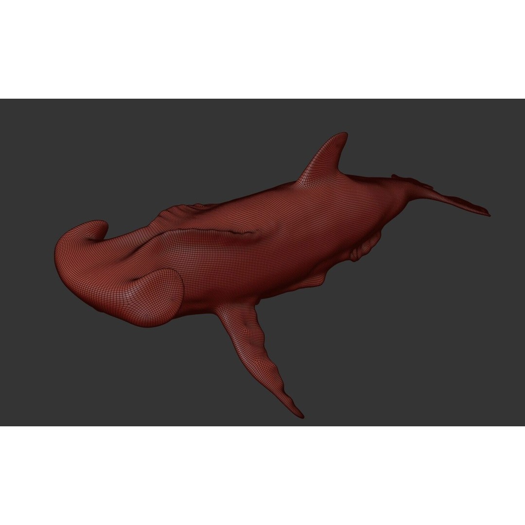 Monster Fish 3D Model – Low Poly Game Asset, PBR Textures, FBX - View 23