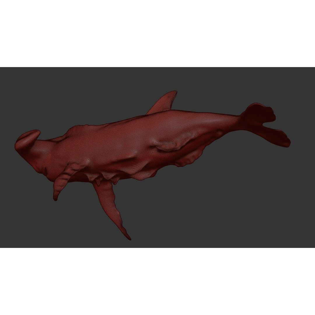 Monster Fish 3D Model – Low Poly Game Asset, PBR Textures, FBX - View 24