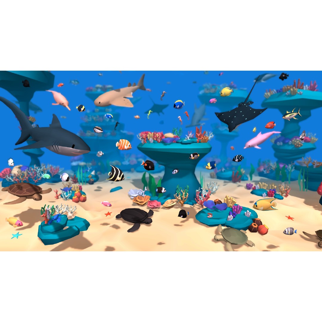 3D Fish 3D Model – Low Poly Game Asset, FBX with Animations - View 3