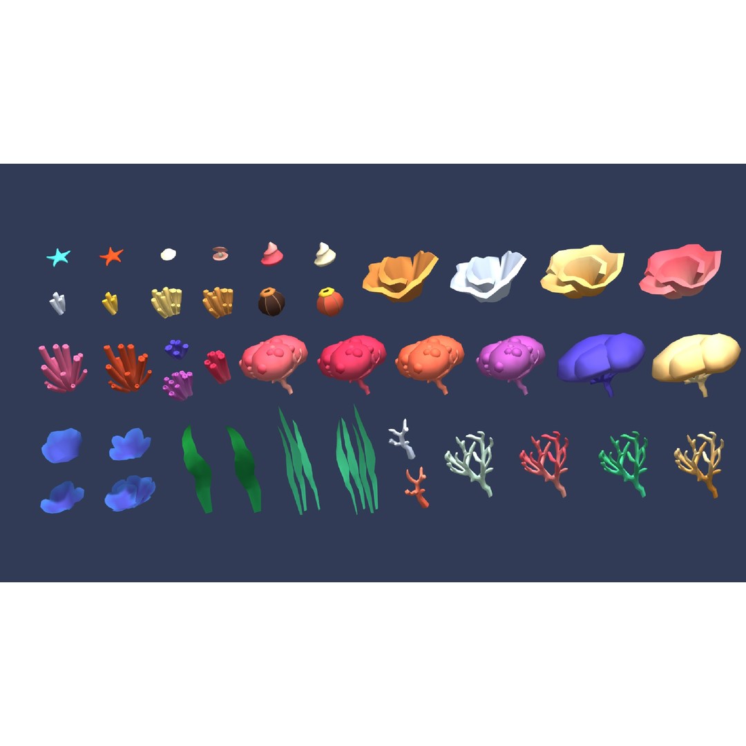 3D Fish 3D Model – Low Poly Game Asset, FBX with Animations - View 7