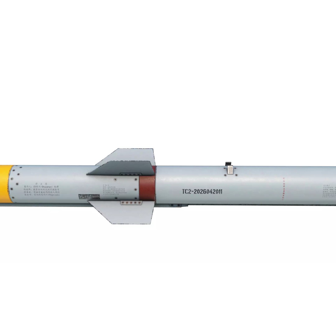 Taiwan TC-2 Sky Sword II BVR Missile 3D Model – PBR Game Asset, FBX - View 10