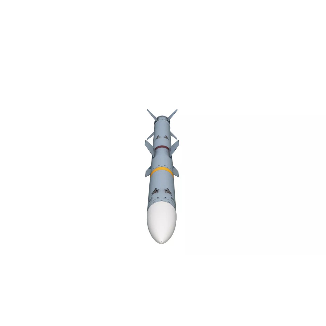 Taiwan TC-2 Sky Sword II BVR Missile 3D Model – PBR Game Asset, FBX - View 12