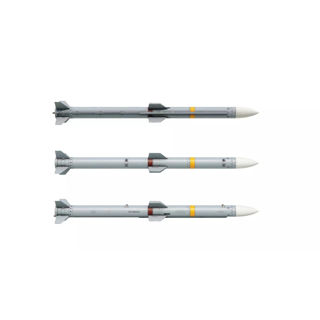 Taiwan TC-2 Sky Sword II BVR Missile 3D Model – PBR Game Asset, FBX - View 2