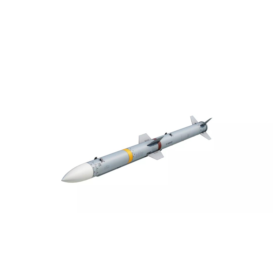 Taiwan TC-2 Sky Sword II BVR Missile 3D Model – PBR Game Asset, FBX - View 3