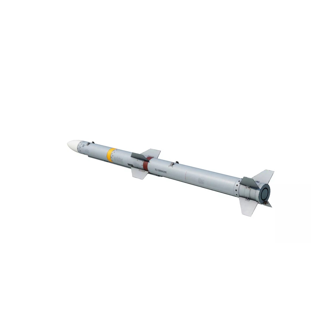 Taiwan TC-2 Sky Sword II BVR Missile 3D Model – PBR Game Asset, FBX - View 5