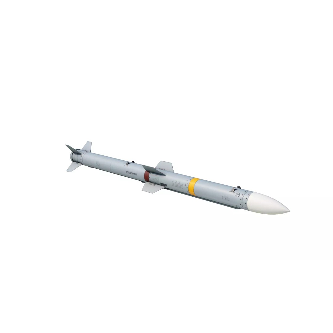 Taiwan TC-2 Sky Sword II BVR Missile 3D Model – PBR Game Asset, FBX - View 6