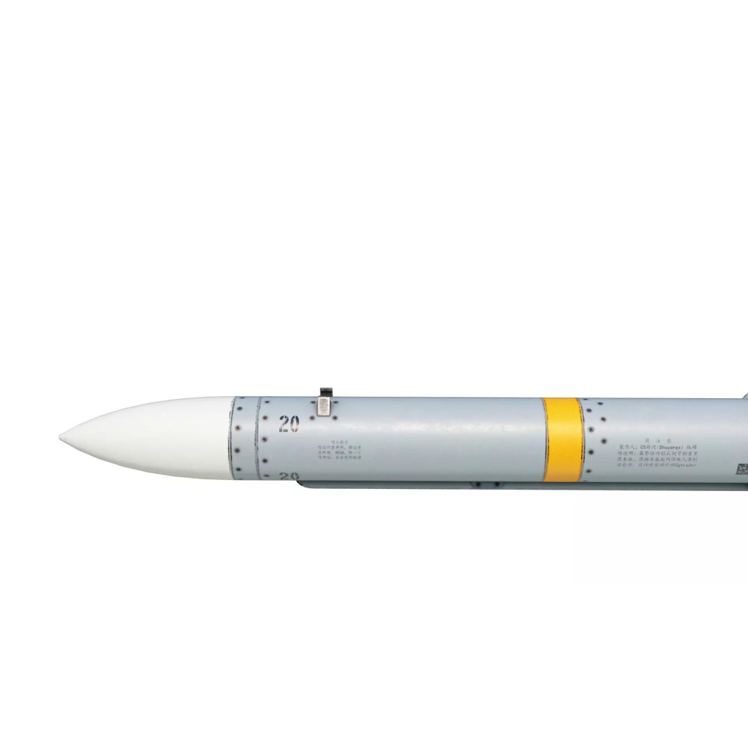 Taiwan TC-2 Sky Sword II BVR Missile 3D Model – PBR Game Asset, FBX - View 9
