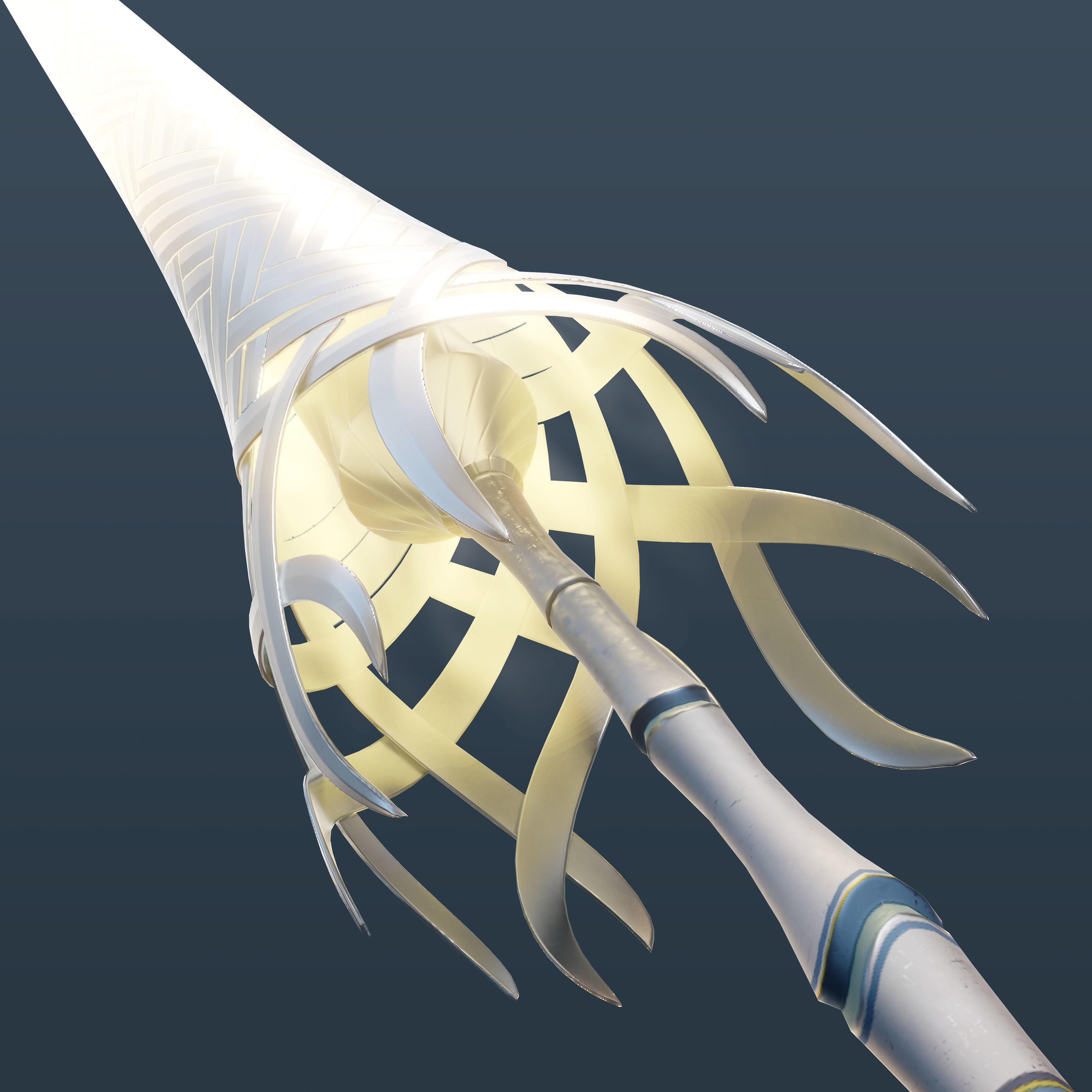 Artoria Pendragon (Lancer) - Low-Poly Game-Ready 3D Model - View 18