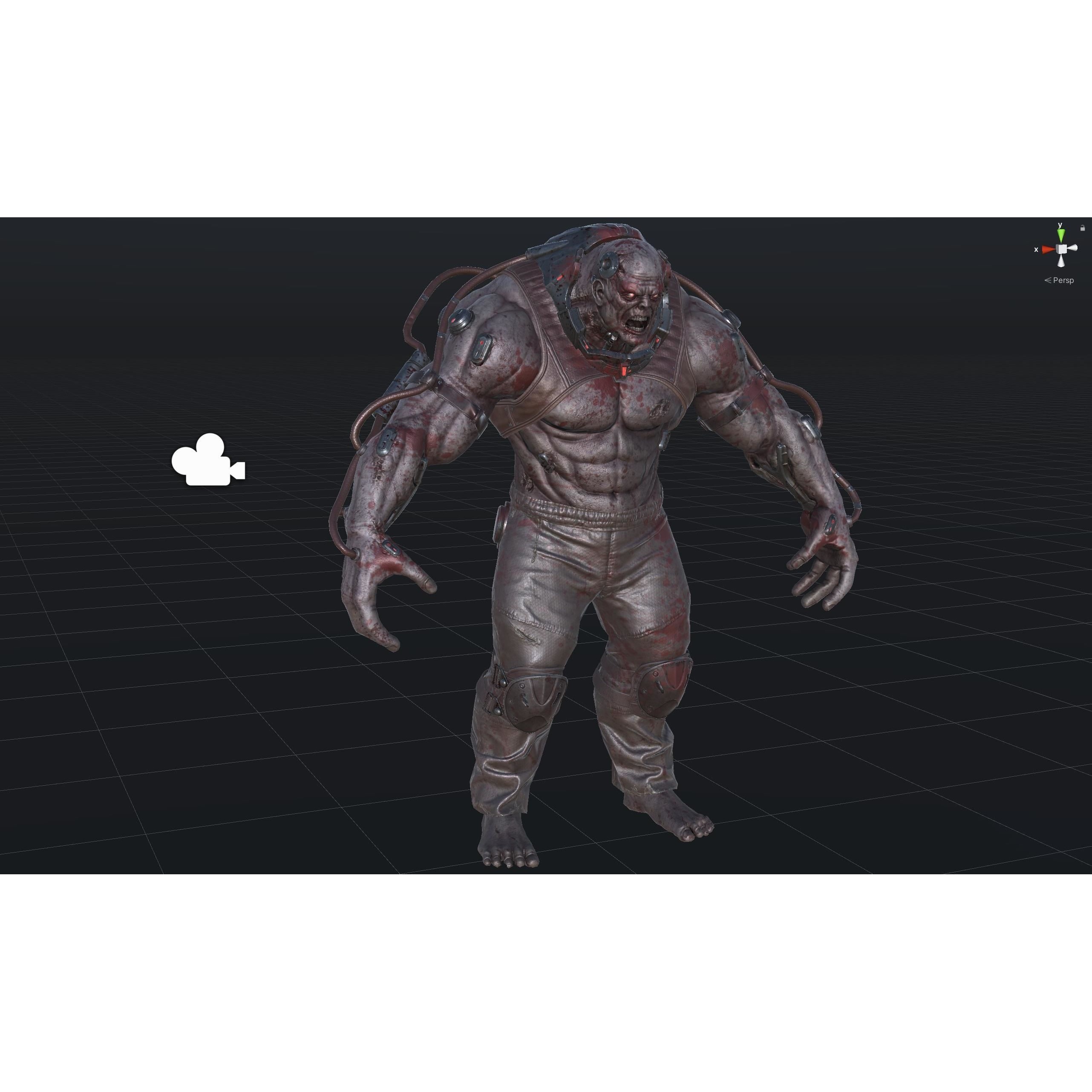 UrbanZombie6 - Low-Poly Game-Ready 3D Model