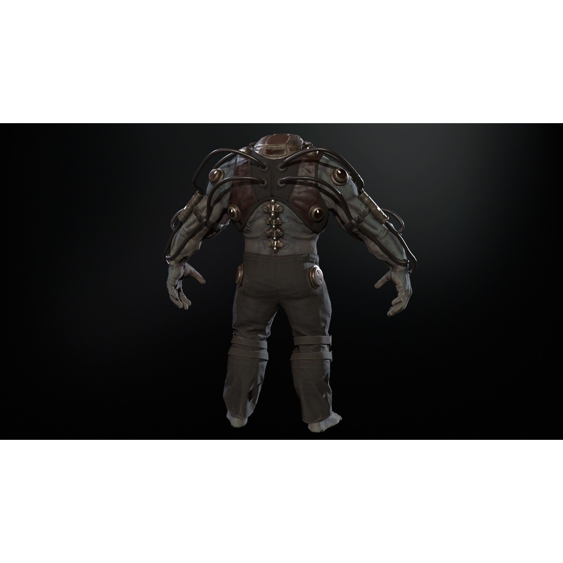 UrbanZombie6 - Low-Poly Game-Ready 3D Model - View 10