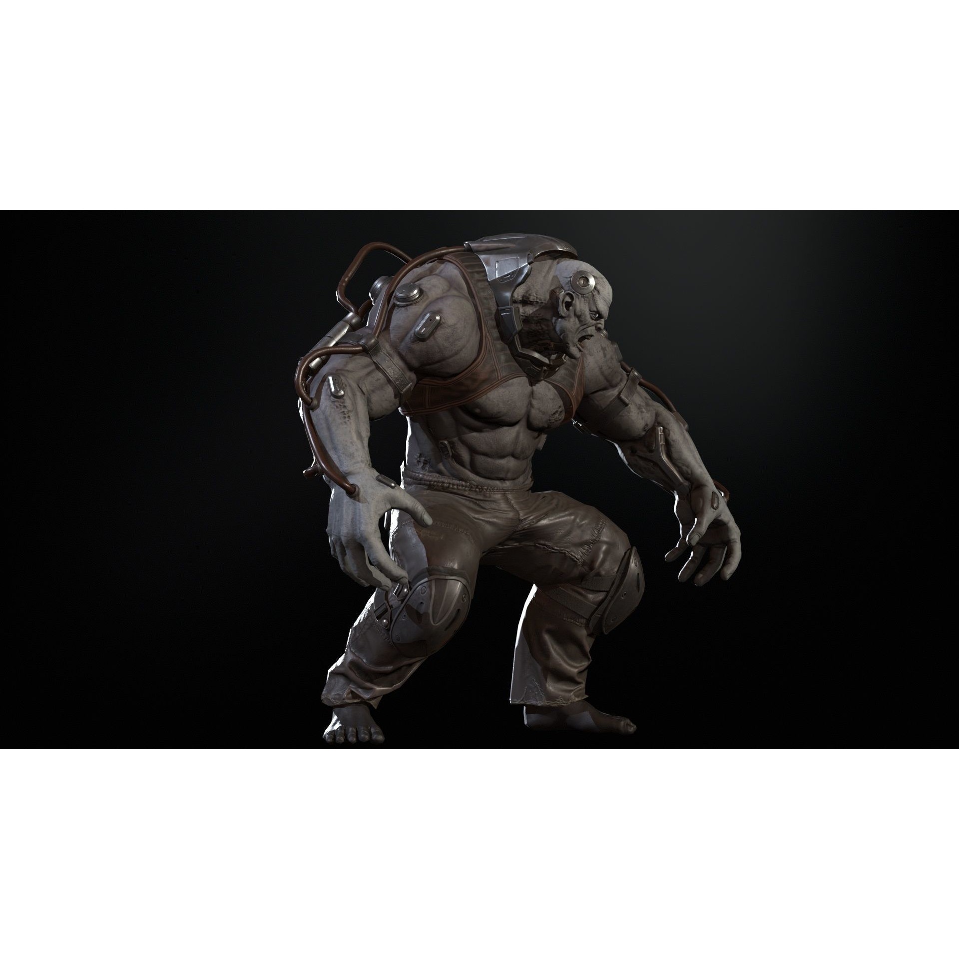 UrbanZombie6 - Low-Poly Game-Ready 3D Model - View 16