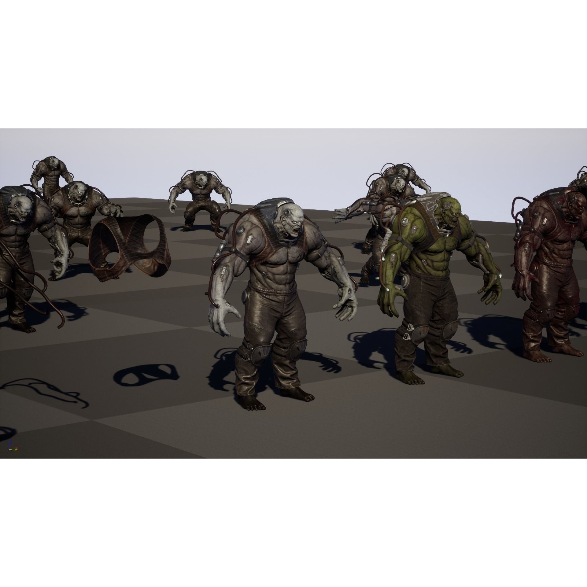 UrbanZombie6 - Low-Poly Game-Ready 3D Model - View 32