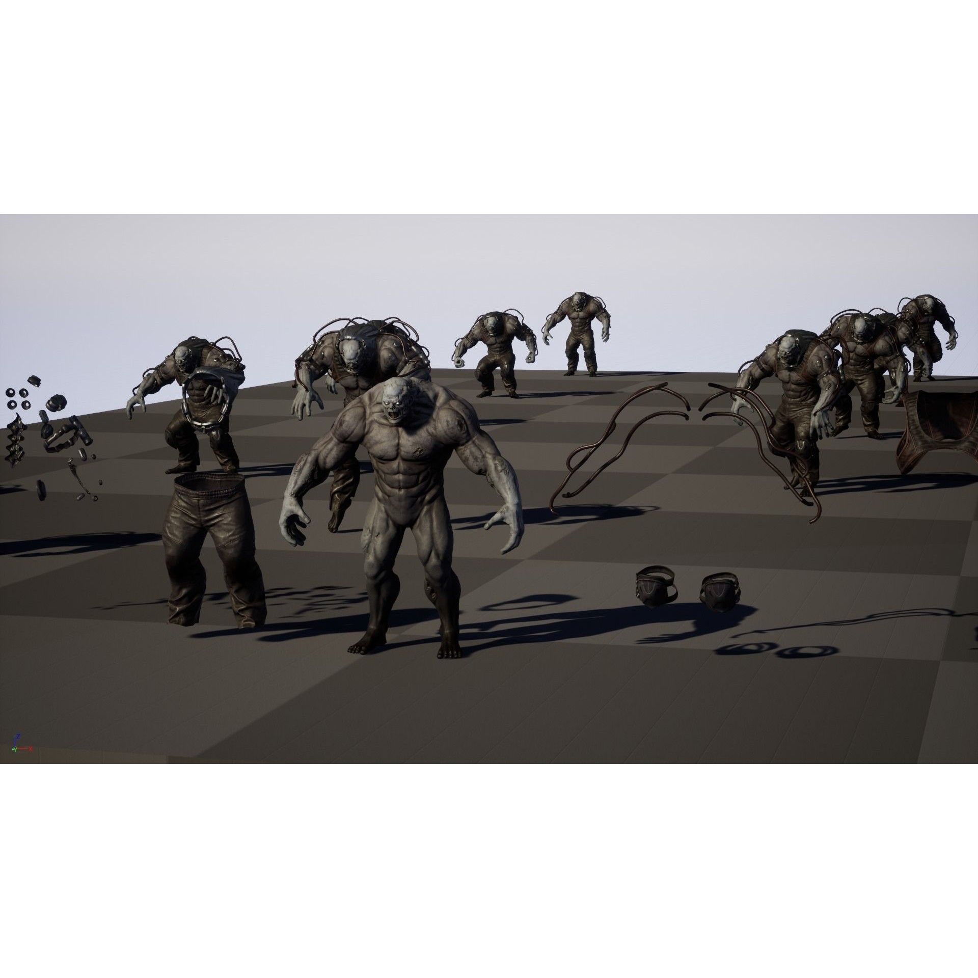 UrbanZombie6 - Low-Poly Game-Ready 3D Model - View 34