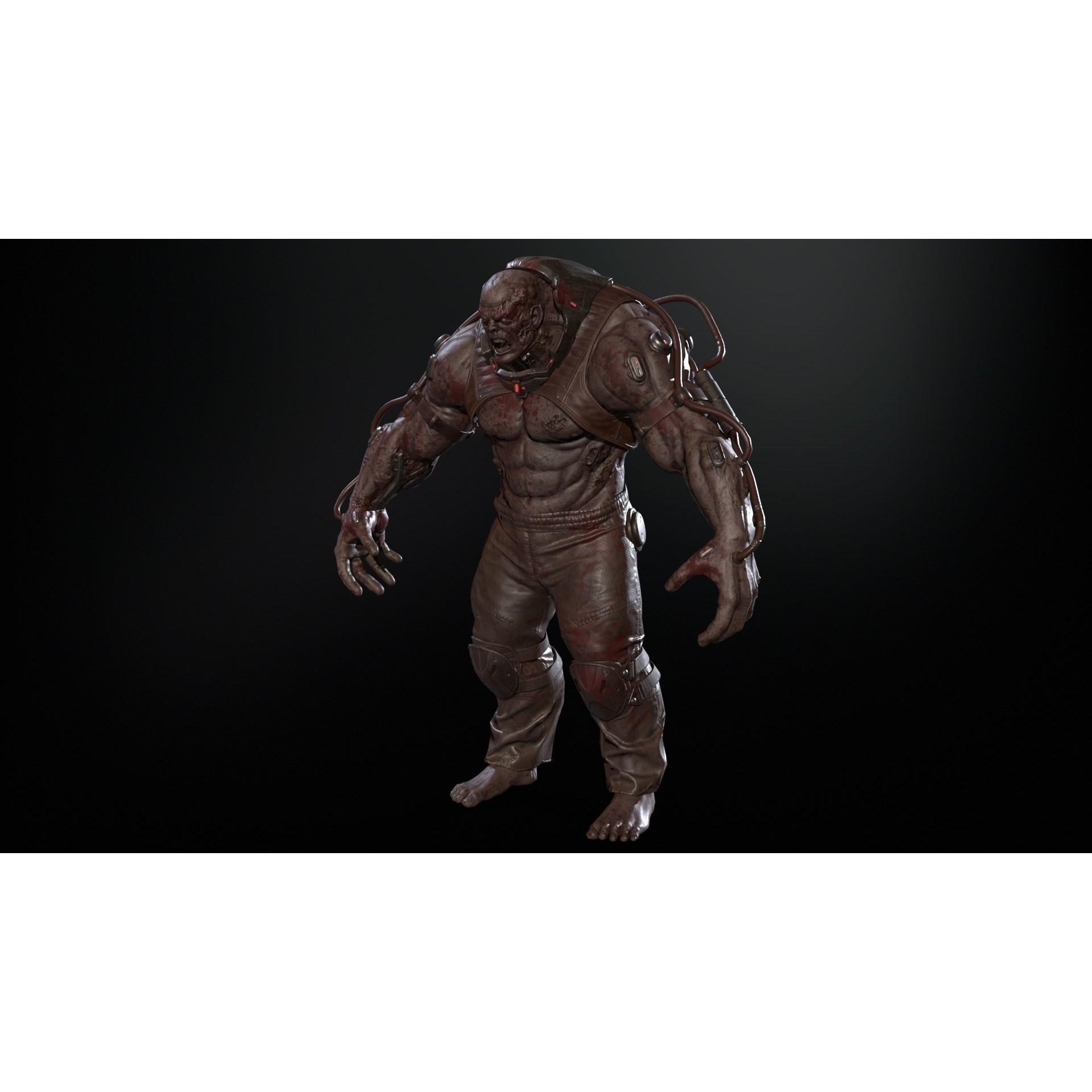 UrbanZombie6 - Low-Poly Game-Ready 3D Model - View 7