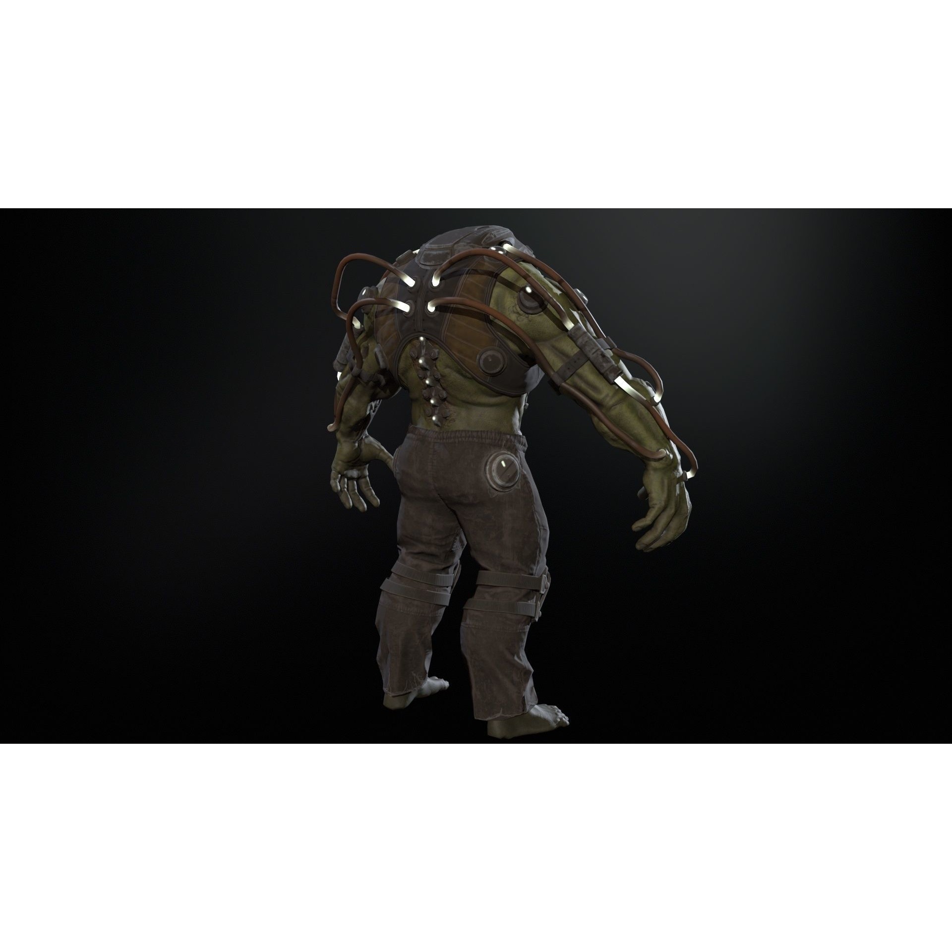 UrbanZombie6 - Low-Poly Game-Ready 3D Model - View 9