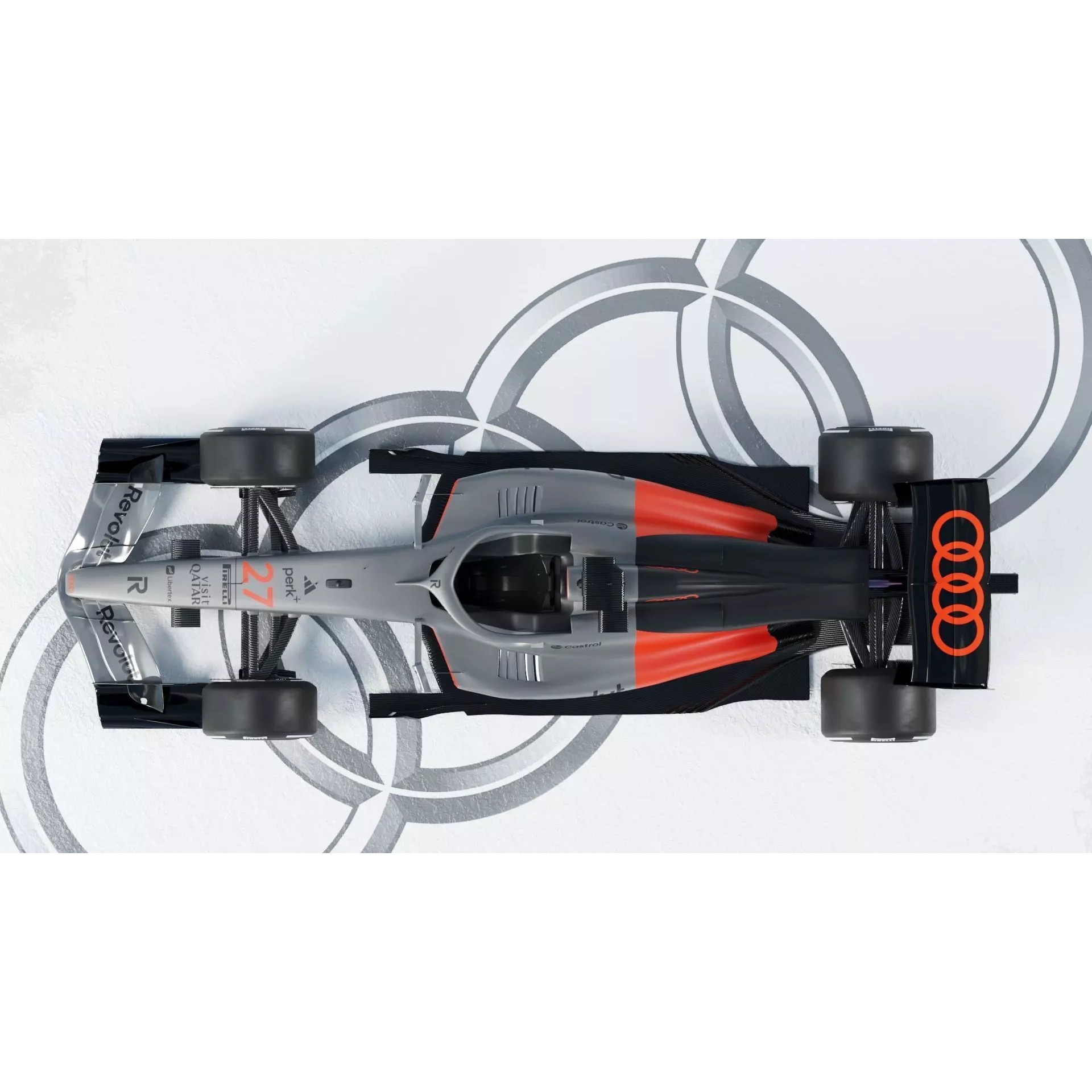 Audi R26 2026 - Game-Ready 3D Model - View 11