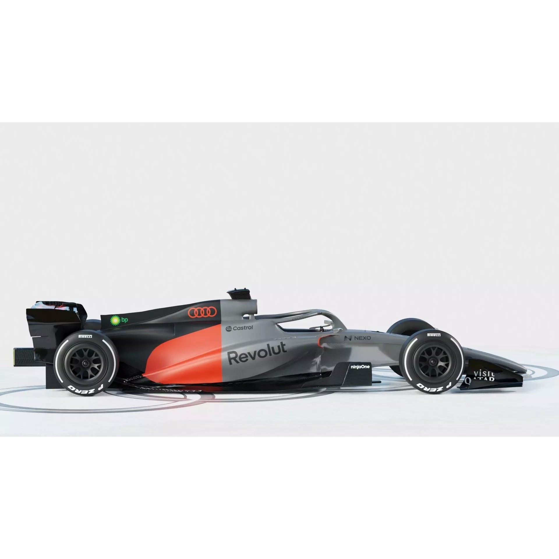 Audi R26 2026 - Game-Ready 3D Model - View 12