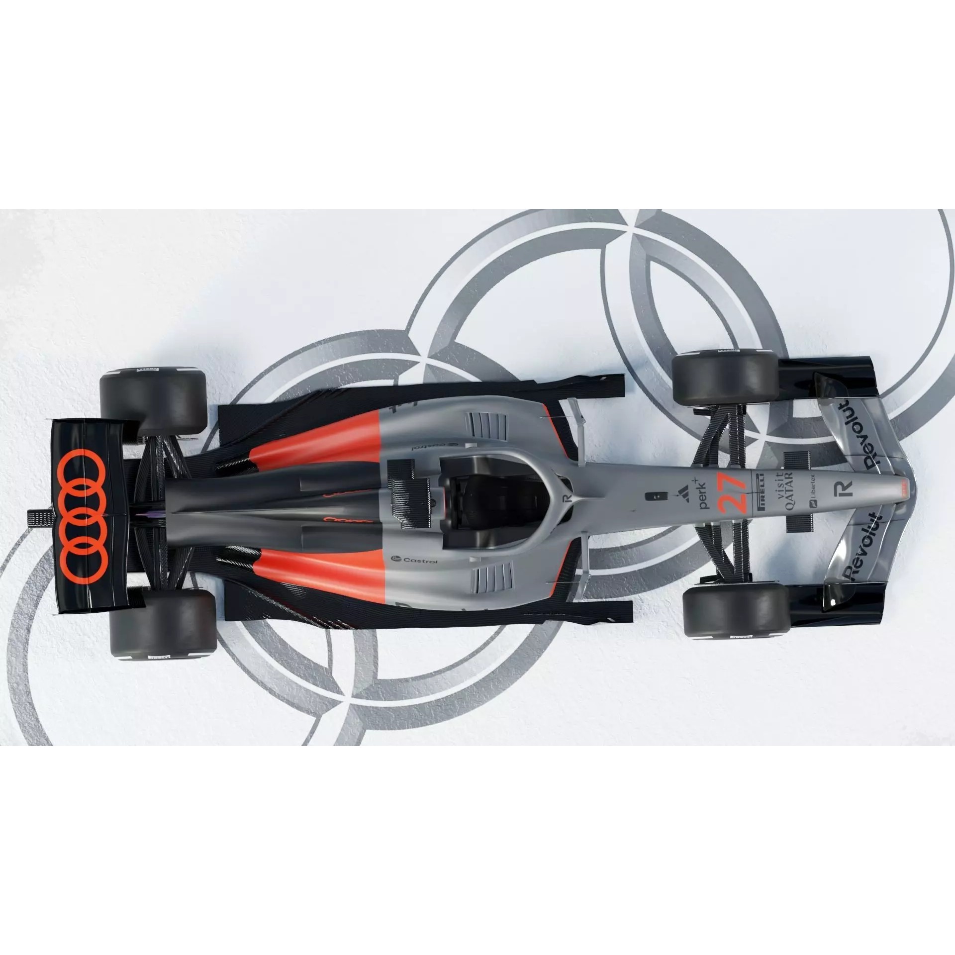 Audi R26 2026 - Game-Ready 3D Model - View 14