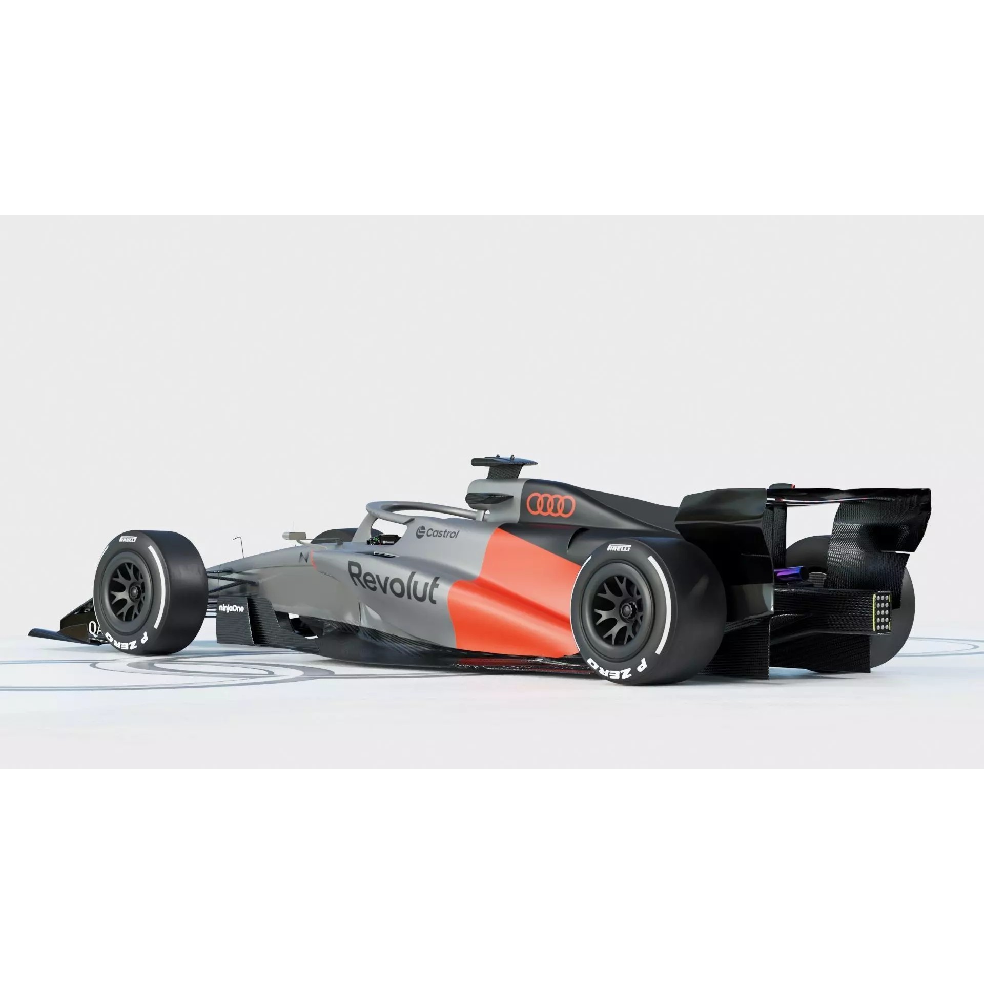Audi R26 2026 - Game-Ready 3D Model - View 17