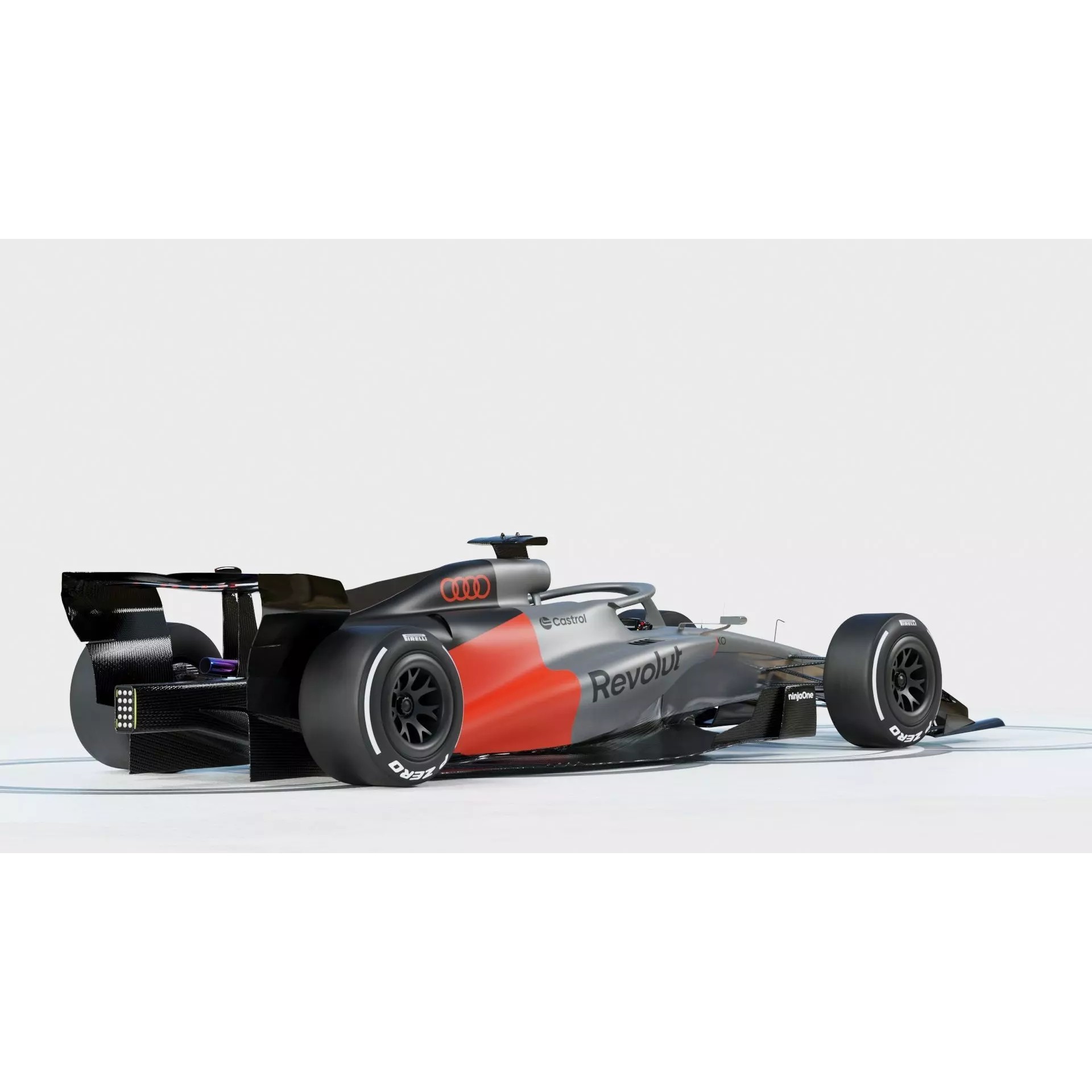 Audi R26 2026 - Game-Ready 3D Model - View 19