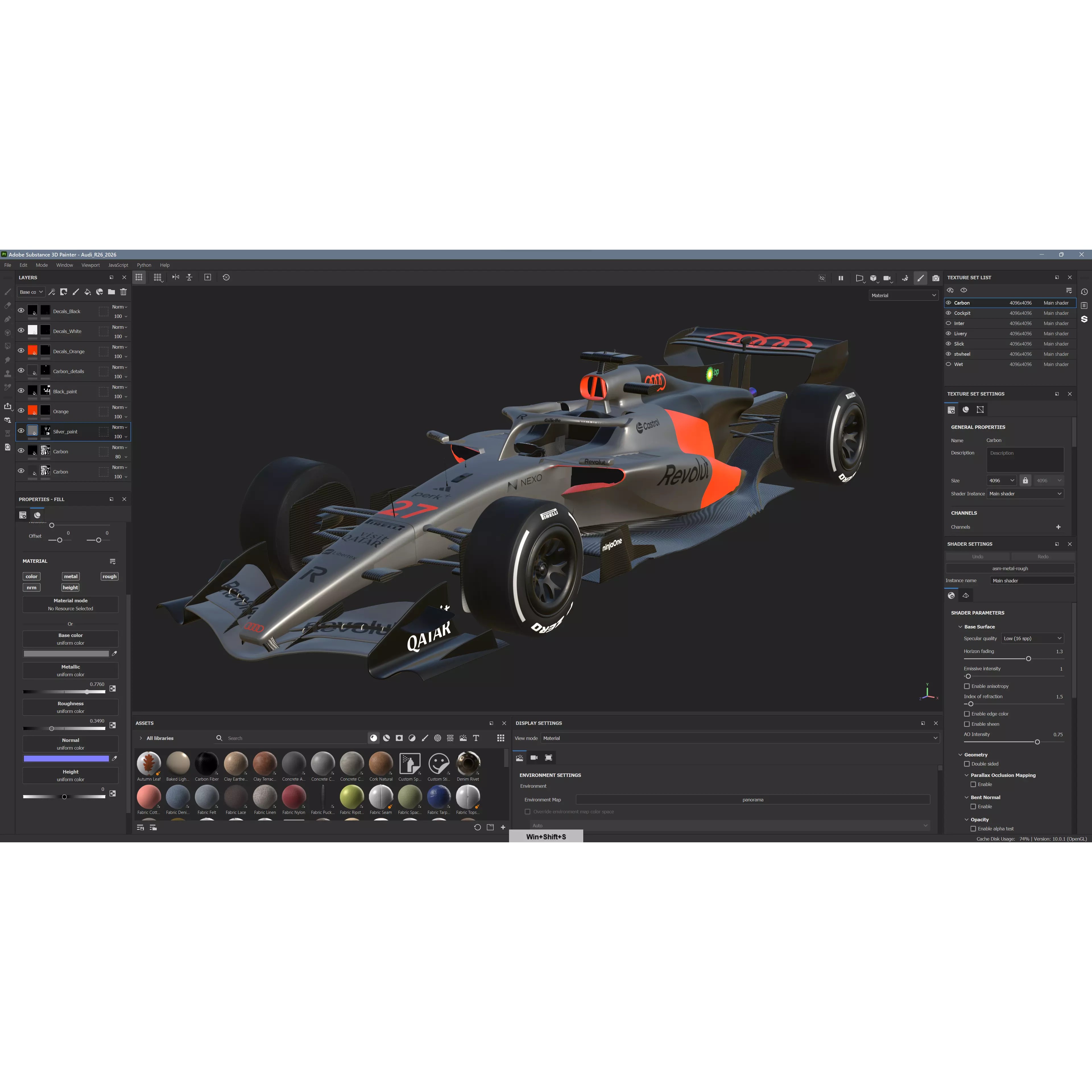 Audi R26 2026 - Game-Ready 3D Model - View 23