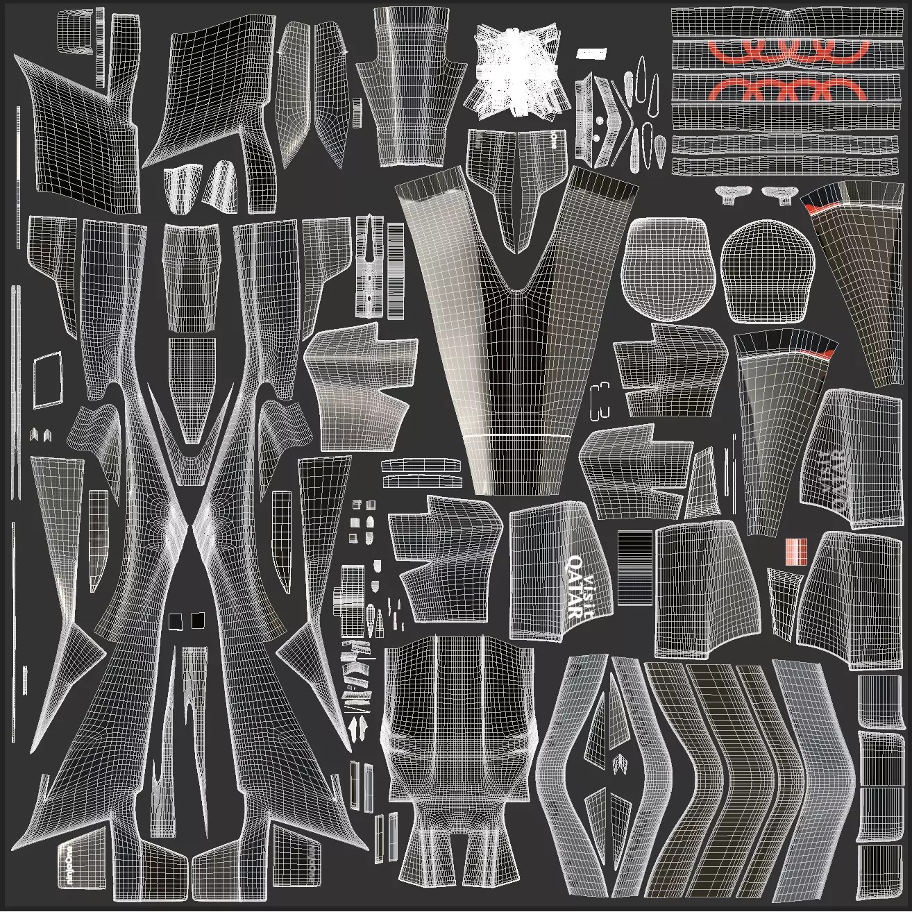 Audi R26 2026 - Game-Ready 3D Model - View 30