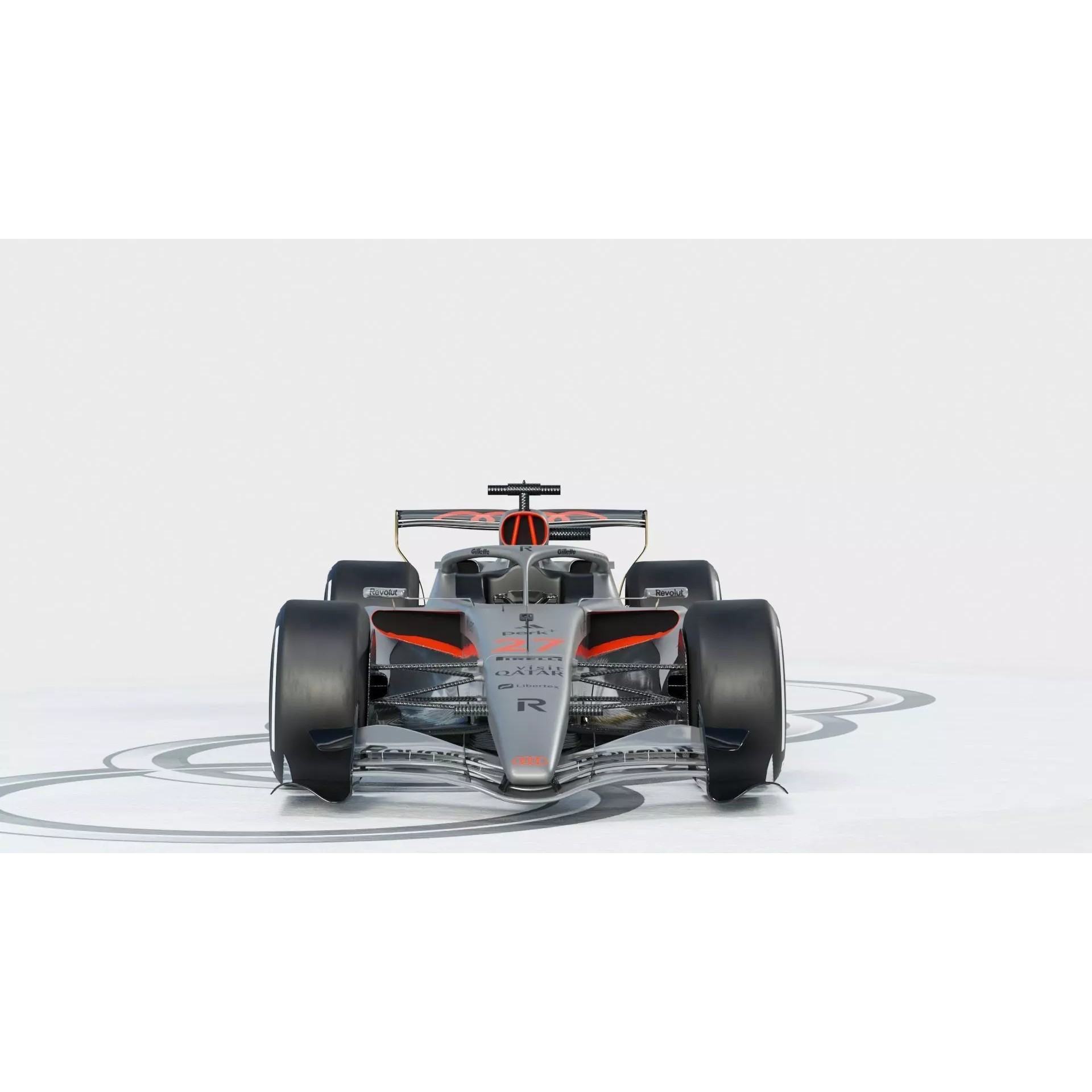 Audi R26 2026 - Game-Ready 3D Model - View 6
