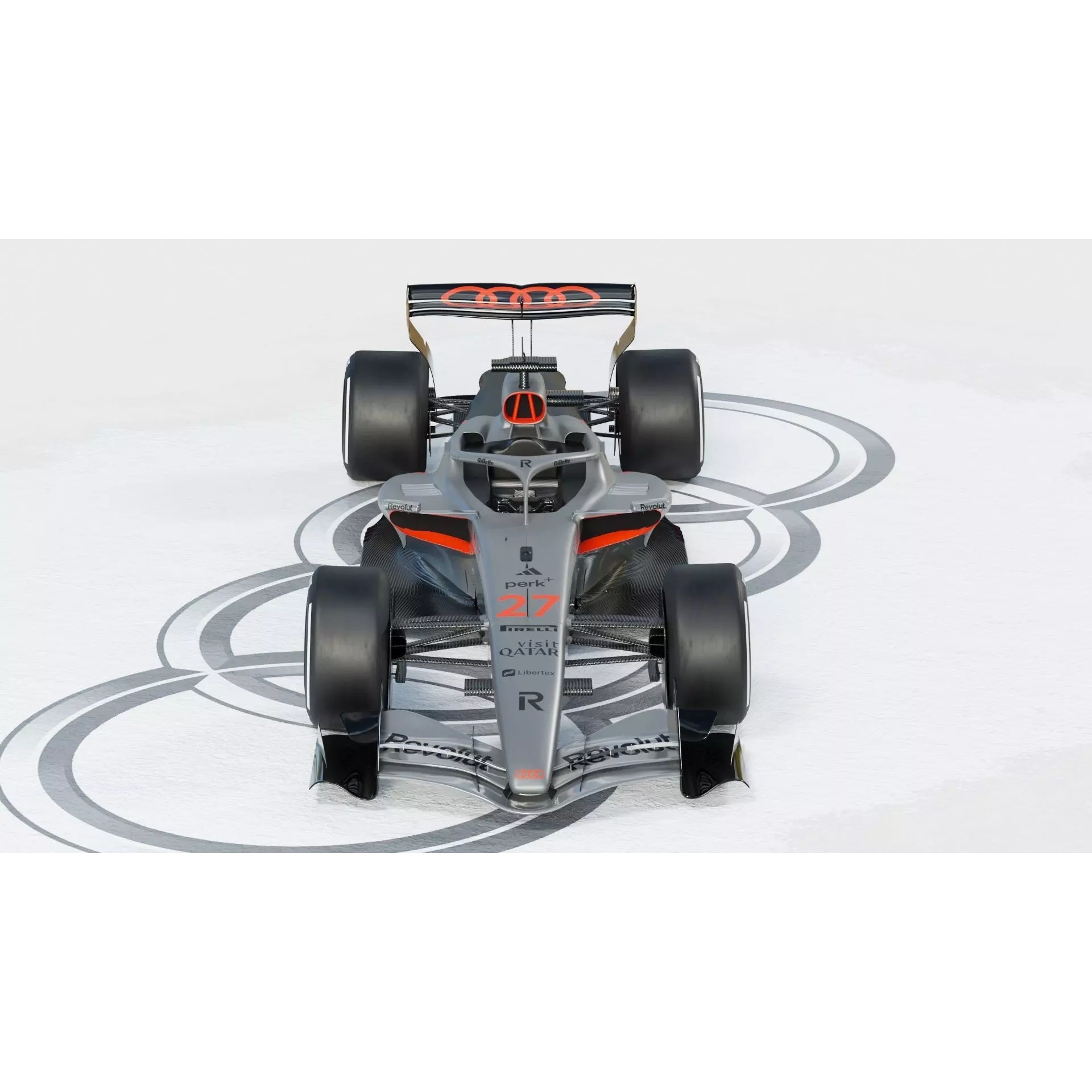 Audi R26 2026 - Game-Ready 3D Model - View 7
