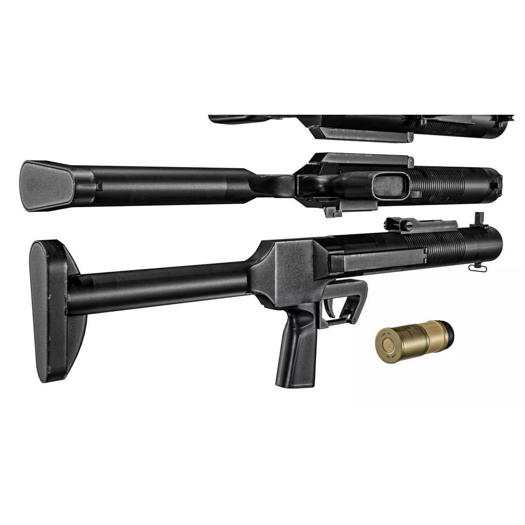 SingaPore CIS Grenade Launcher 3D Model – Low Poly PBR Game Asset, FBX - View 23