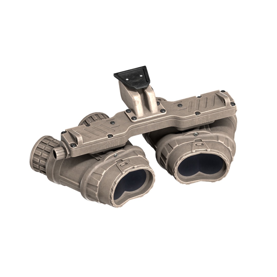 GPNVG-18 Night Vision Goggle 3D Model – Low Poly Game Asset, FBX - View 12