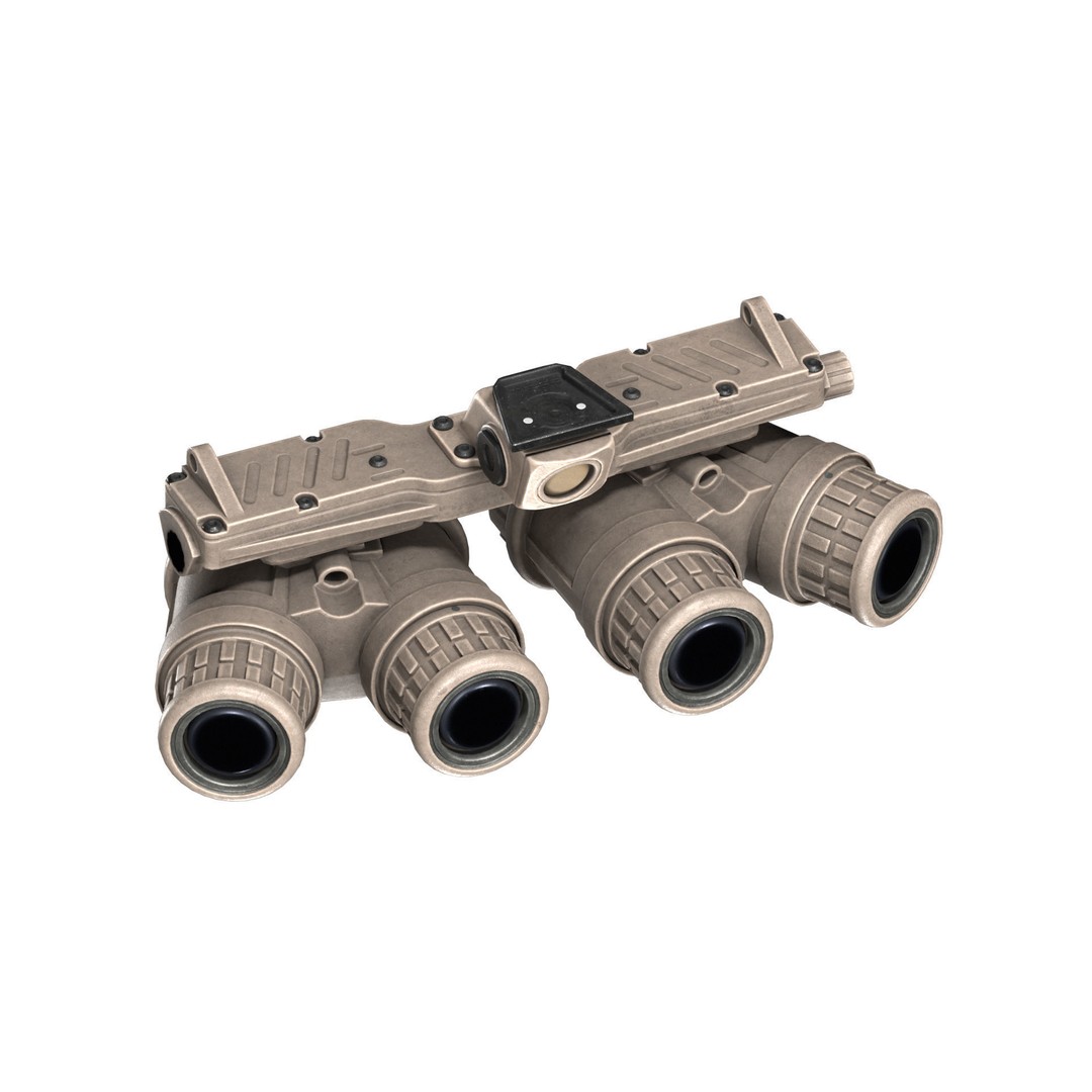 GPNVG-18 Night Vision Goggle 3D Model – Low Poly Game Asset, FBX - View 14