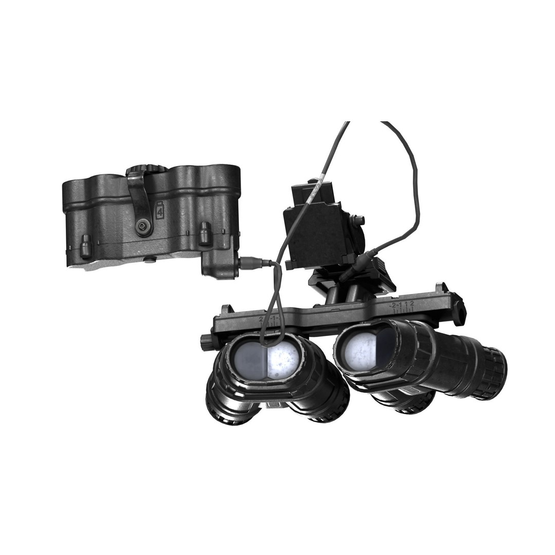 GPNVG-18 Night Vision Goggle 3D Model – Low Poly Game Asset, FBX - View 16