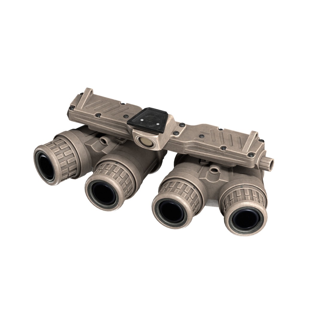 GPNVG-18 Night Vision Goggle 3D Model – Low Poly Game Asset, FBX - View 9