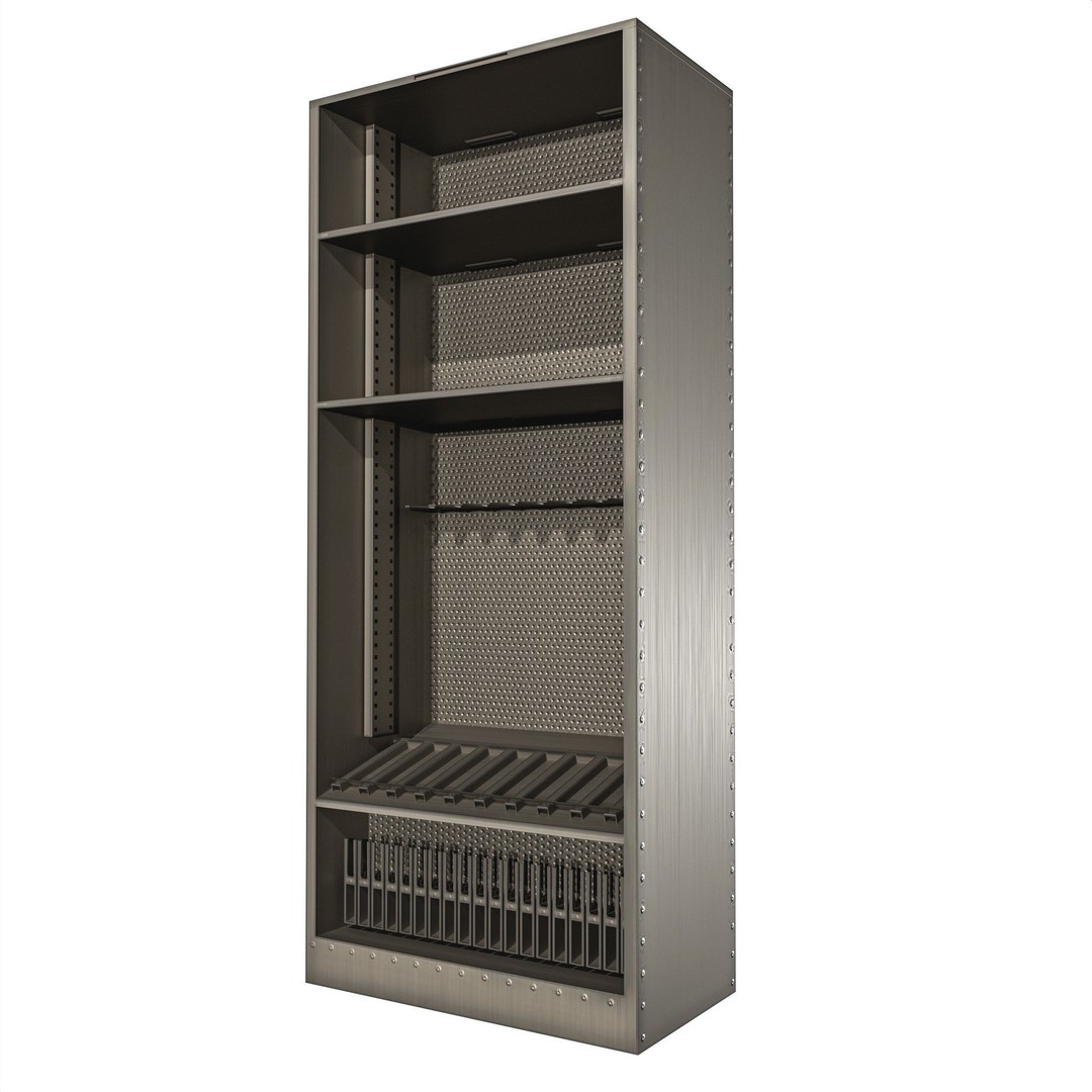 Gun Storage Rack 3D Model – Low Poly Tactical Asset, FBX, PBR - View 11