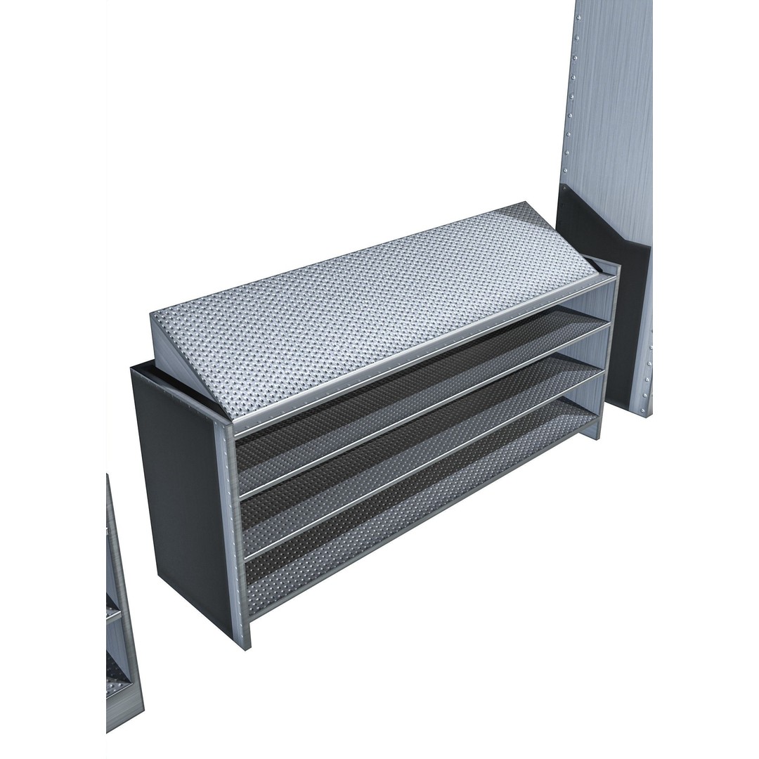 Gun Storage Rack 3D Model – Low Poly Tactical Asset, FBX, PBR - View 9