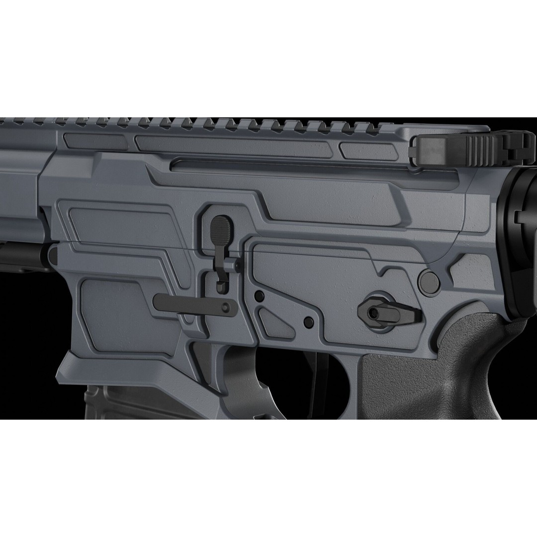 Quentin Defense ARQ - 15 Low-Poly 3D Model – Game-Ready FBX Asset
