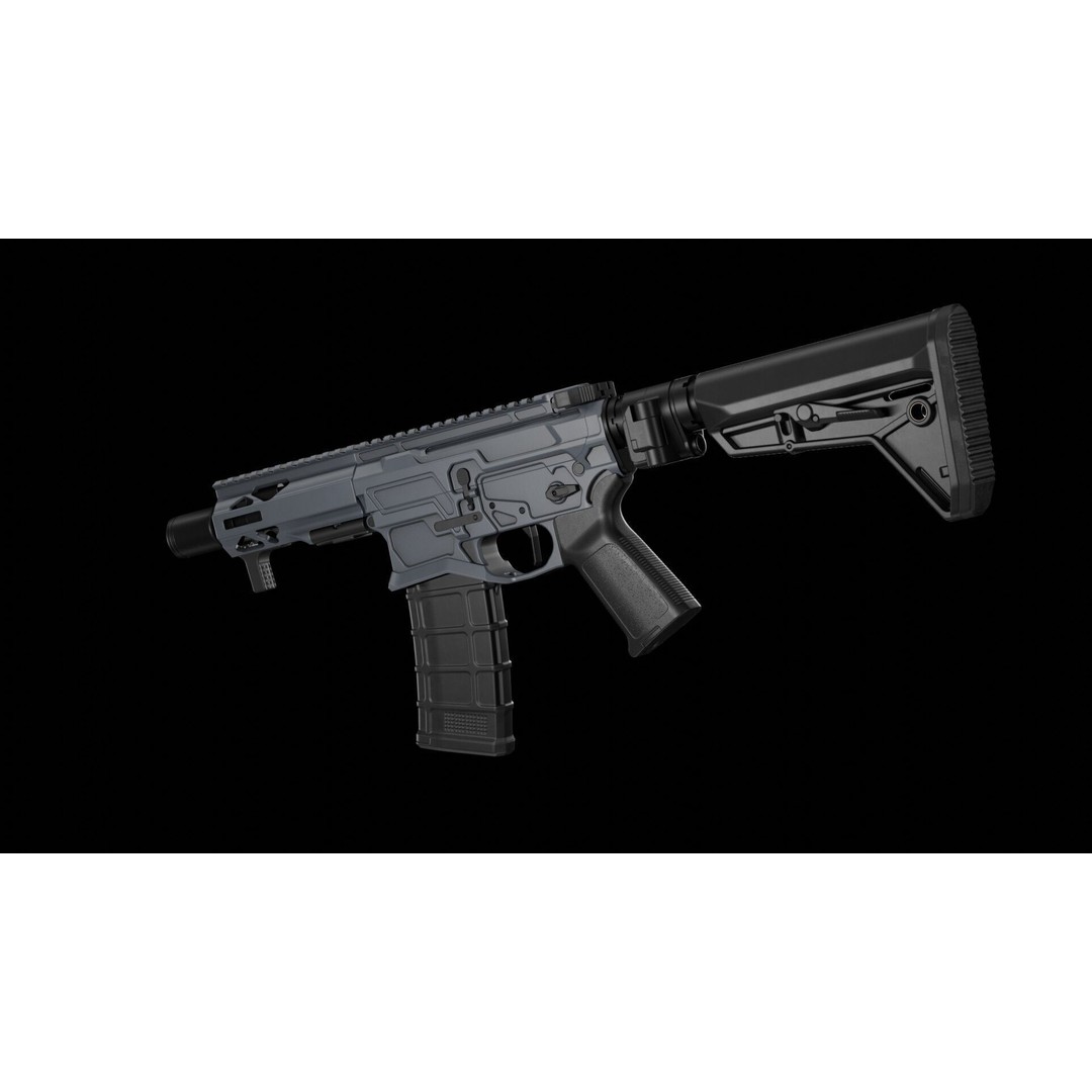 Quentin Defense ARQ - 15 Low-Poly 3D Model – Game-Ready FBX Asset - View 5