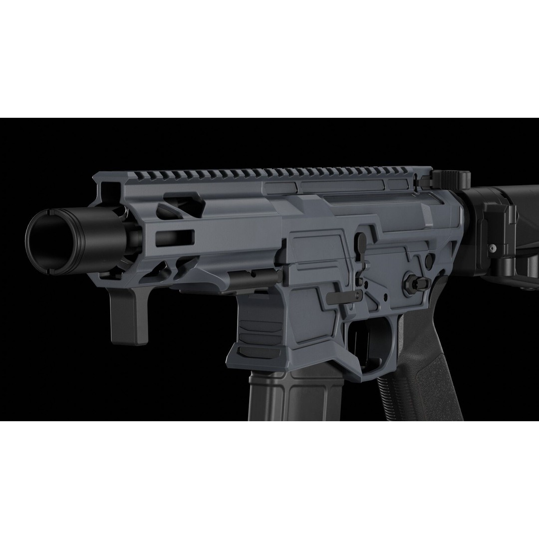 Quentin Defense ARQ - 15 Low-Poly 3D Model – Game-Ready FBX Asset - View 6